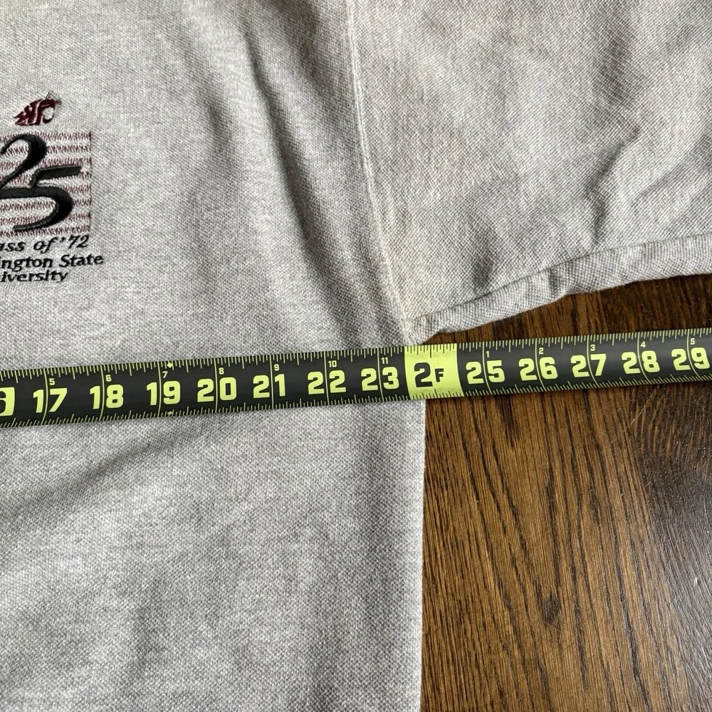 Vtg 90s WSU Washington State University Sweatshirt L Class Of 1972 Santee HVYWT